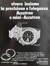 Bulova pubblicità 1972 - bulova,
