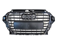 Griglia radiatore anteriore originale Audi A3 8V berlina grigio pietra 8V5853651 1QP