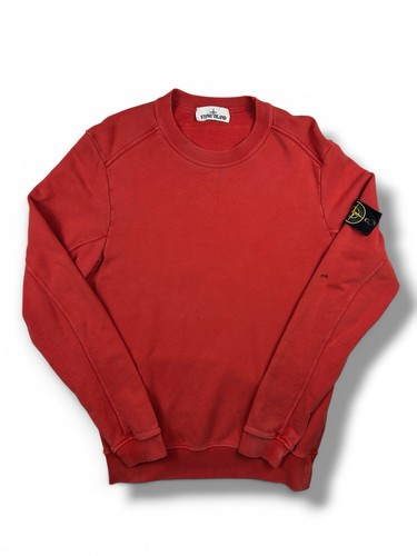 Felpa girocollo rossa stone - rossa,