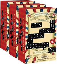 Set 3 Domino Doppio in Legno -