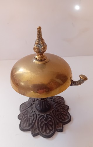 Antique brass counter desk - antique,