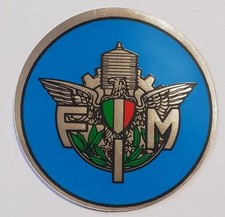 VECCHIO ADESIVO MOTO /Old Sticker FMI FEDERAZIONE MOTOCICLISTICA ITALIANA (cm 7