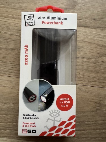 2go powerbank travel 2200mah - 2go,