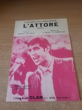 SPARTITO MUSICALE : L'ATTORE