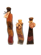 Set 3 Bottiglie Decorative
