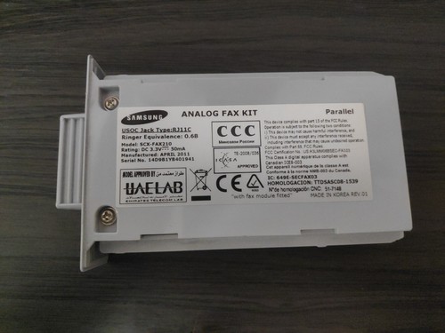 Samsung scx fax210 clx - samsung,