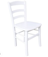 Sedia LACCATA BIANCA seduta