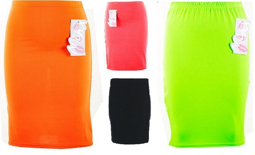 Gonne pencil stretch neon - pencil,