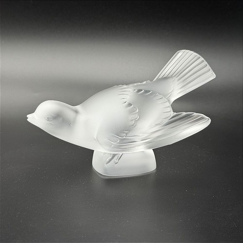 Vtg lalique crystal frosted - vtg,