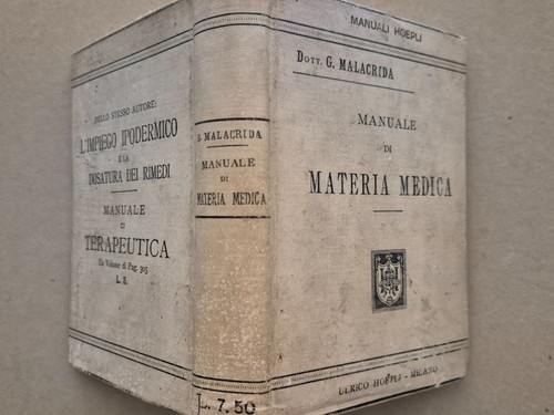 Manuali hoepli materia medica - manuali,