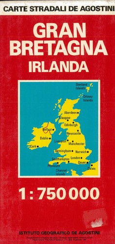 Gran bretagna irlanda - bretagna, cartina
