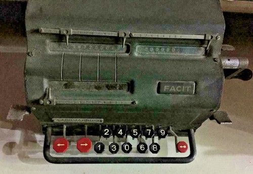 Calcolatrice retro facit - retro, epoca