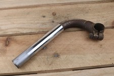 Collo di cigno cromato 70mm stelo 24,0mm vintage retrò acciaio bici da strada eroica anni 30