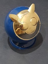 Posacenere In Metallo Da Tavolo Space Age GATTO Vintage Anni 70