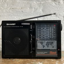 Radio d'epoca Sharp doppia
