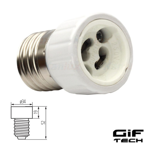 Adattatore lampadina e27 a - e27,