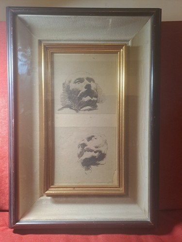 Disegno antico due - disegno, visi