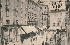 VENEZIA Campo S. Bartolomeo Bortolomio Monumento Goldoni Cartolina animata