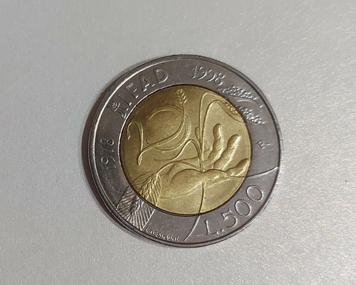 Moneta 500 lire ifad - 500,