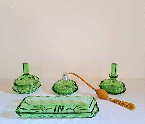 Antico set tavolo toilette - set,