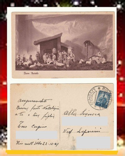 Cartoline viaggiate natale - viaggiate,