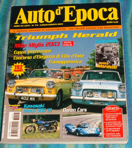 Auto epoca rivista di - d'epoca,
