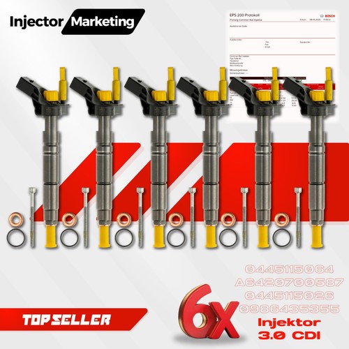 0445115064 iniettore bosch - 6x,