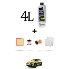 HOFFCAR Kit tagliando 4 FILTRI