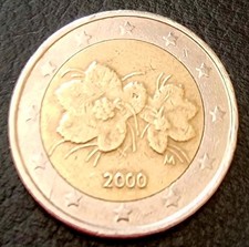 Moneta euro 2000 fiori - 2, di