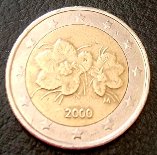 Moneta euro 2000 - moneta,