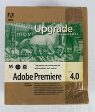Adobe Premiere 4.0 Upgrade