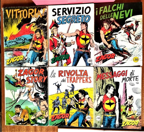 Zagor scritta rossa del lotto - scritta,