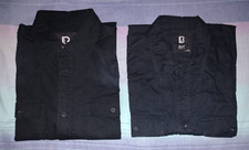 2x CAMICIE FLANELLA+JEANS - BRANDIT/EMP - TAGLIA XXL - COLOR NERO - COME NUOVE