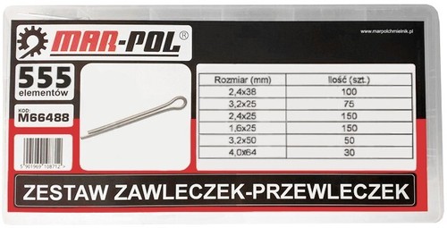 Set kit coppiglie perni fermi - kit,