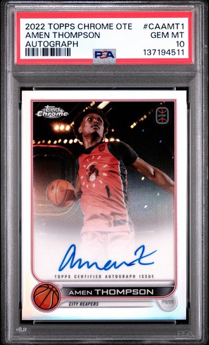 2022 topps chrome ote amen - 2022-23,