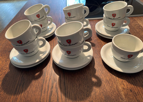 Tazzine cappuccino bianche - 9,
