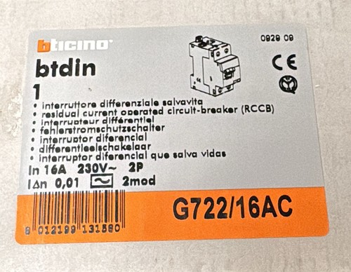 Bticino g722 16ac interruttore - bticino,