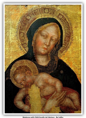 Madonna con bambino - con, gentile