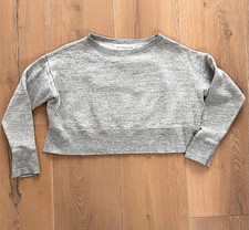 Felpa GOLDEN GOOSE Cropped "Rosina", scritta Deluxe -usata solo 1 volta-