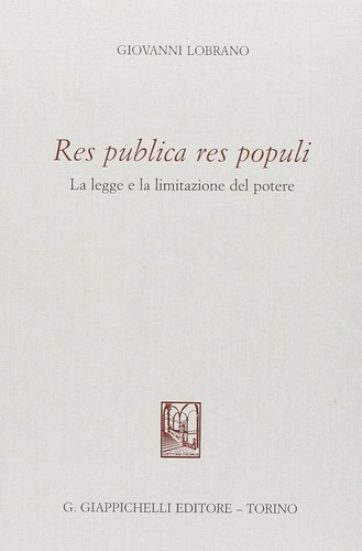 Lobrano giovanni res publica - giovanni.,