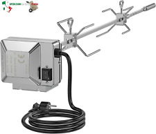 Onlyfire Girarrosto in Acciaio Inossidabile, Compatibile con Barbecue a Gas Webe