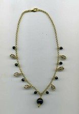 Catenina in ottone con charms