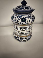 Albarello ceramica maiolica Scuola di Roma. Palatino Ars da 25 cm.