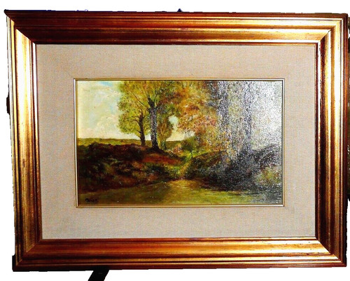 Quadro dipinto paesaggio r - quadro,