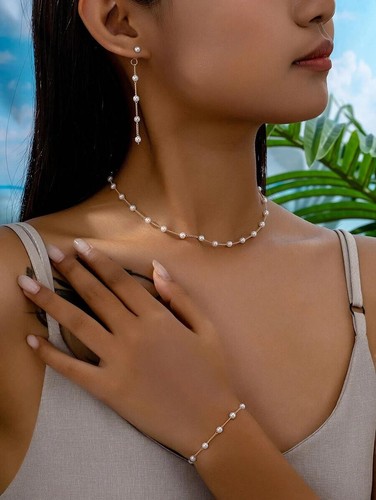 Collana perle orecchini - perle,