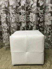 Pouf pouff poggiapiedi artigianale artigianato nuovo made in italy ecopelle 