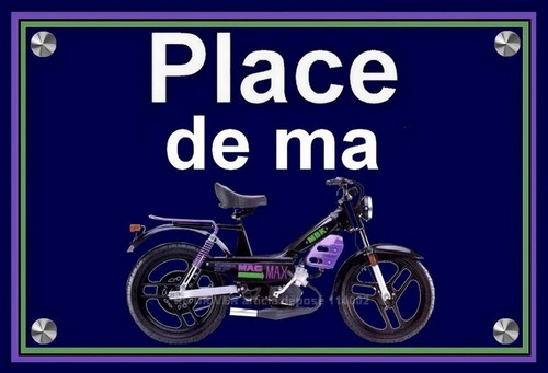 Plaque place mbk 51 - de,