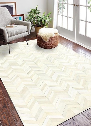 Tappeto patchwork pelle lusso