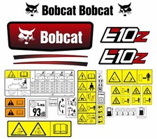 BOBCAT E10 E10Z Mini Escavatore Escavatore Set Adesivi Decalcomanie