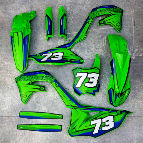 Plastiche grafica kawasaki - grafica,